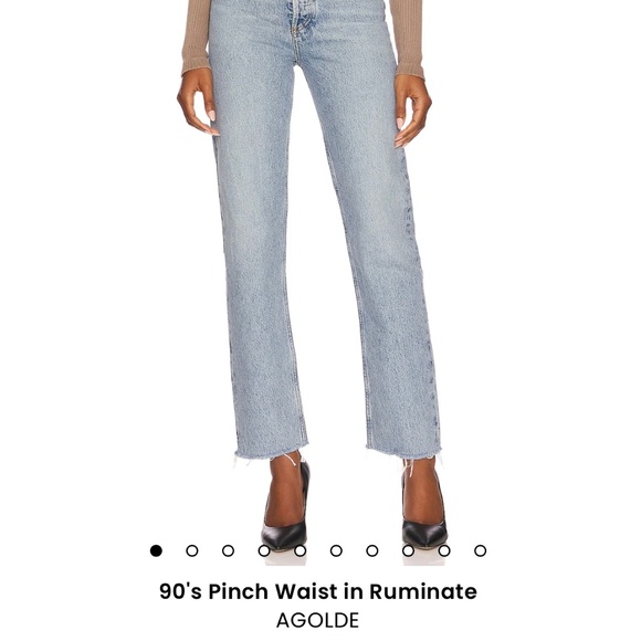 AGolde 90’s Pinch Waist Jeans Size 29 NWT - Picture 3 of 11